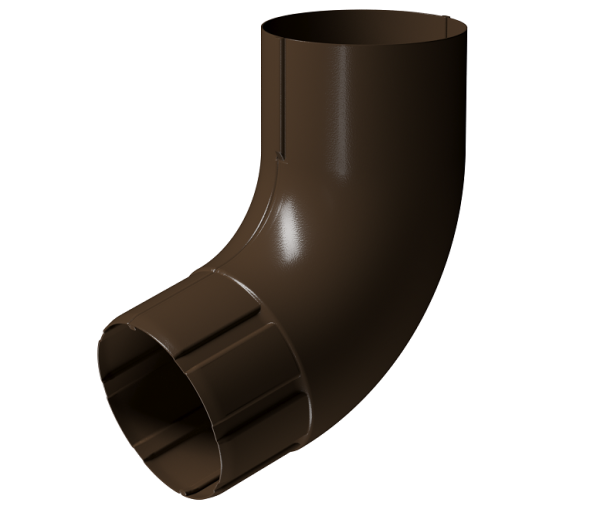 Колено 72° D90 Döcke STAL PREMIUM Каштан, (RAL 8017) купить в Миассе