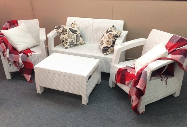 Комплект Yalta Terrace Set белый купить в Миассе