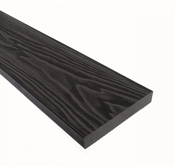 Террасная доска из ДПК Terrapol Смарт 3D Полнотелая без паза Черное дерево купить в Миассе