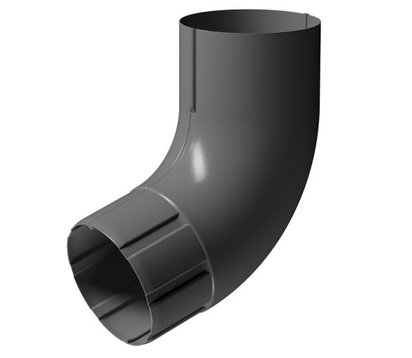 Колено 72° D90 Döcke STAL PREMIUM Графит, (RAL 7024) купить в Миассе