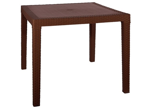 Стол квадратный FIJI Quatro Table Коричневый купить в Миассе