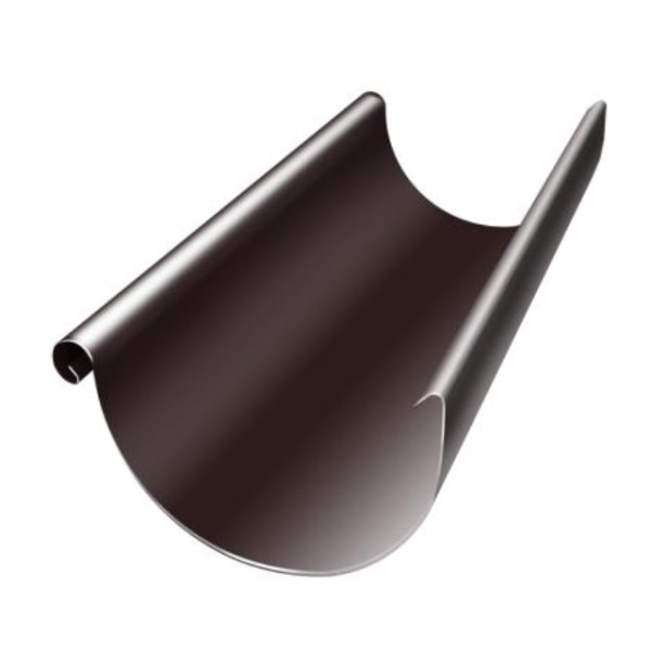 Водосток Grand Line 150x100 – Желоб 3м RAL 8017 купить в Миассе