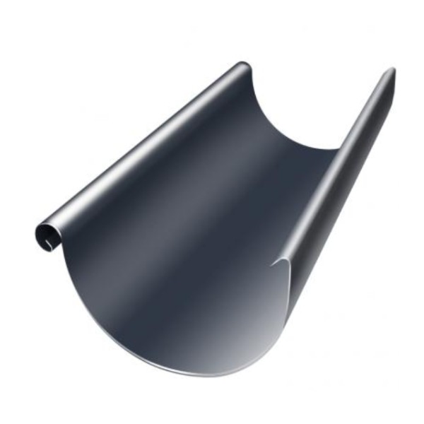 Водосток Grand Line 125x90 – Желоб 3м RAL 7024 купить в Миассе