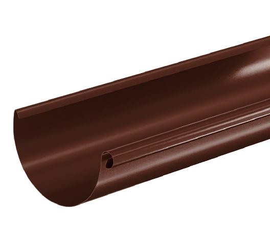 Водосток Aquasistem, система 125x90 - Водосточный желоб 3.00м RAL 8017 Коричневый купить в Миассе