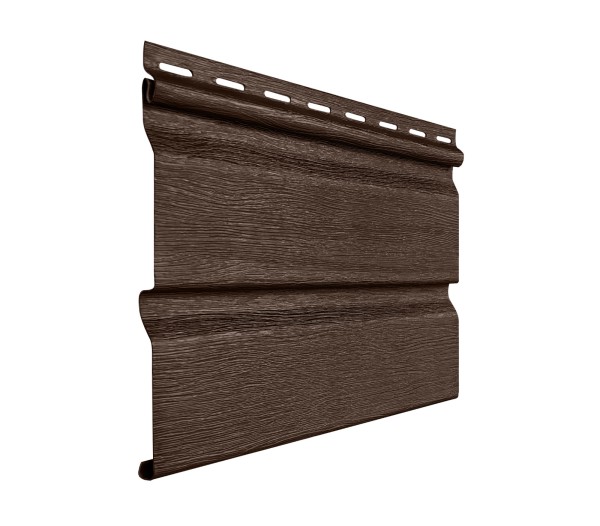 Виниловый сайдинг fineber (файнбер) - серия "стандарт", коричневый купить в Миассе