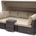 Диван-Трансформер AFINA плетеный из иск. ротанга AFM-320B Brown купить в Миассе