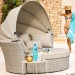 Диван-Трансформер AFINA плетеный из иск. ротанга AFM-325 Beige купить в Миассе