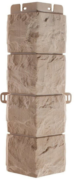Фасадная панель Наружный угол фагот (талдомский), 0,45 х 0,13м (н) купить в Миассе