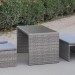 Диван-Трансформер AFINA плетеный из иск. ротанга S330G-W78 Grey купить в Миассе