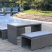 Диван-Трансформер AFINA плетеный из иск. ротанга S330G-W78 Grey купить в Миассе