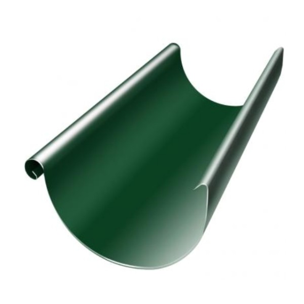 Водосток Grand Line 125x90 – Желоб 3м RAL 6005 купить в Миассе