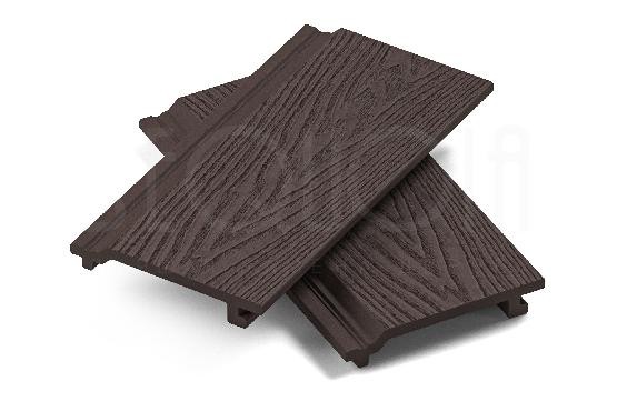 Доска фасадная ДПК 3D SEQUOIA Evolution WOOD BROWN купить в Миассе