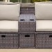 Комплект мебели AFINA плетеной из иск. ротанга AFM-330B Brown купить в Миассе