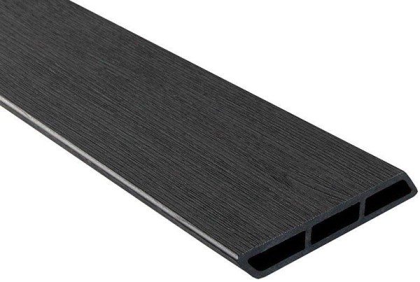 Доска Ромбус 3D ДПК Outdoor STORM BLACK черная купить в Миассе