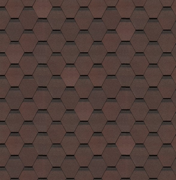 Гибкая черепица Docke, коллекция Шеффилд – Зрелый каштан купить в Миассе