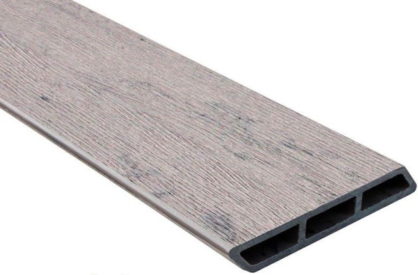 Доска Ромбус 3D ДПК Outdoor STORM GREY серая микс купить в Миассе