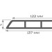 Доска Ромбус 3D ДПК Outdoor STORM GREY серая микс купить в Миассе