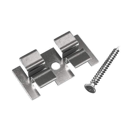 Клипса с саморезом, Grinder шовный монтаж 5 mm купить в Миассе