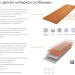 Фибросайдинг DECOVER 3600 x 190 x 8 мм Bordo купить в Миассе