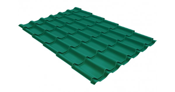 Металлочерепица классик 0,5 Satin RAL 5021 купить в Миассе