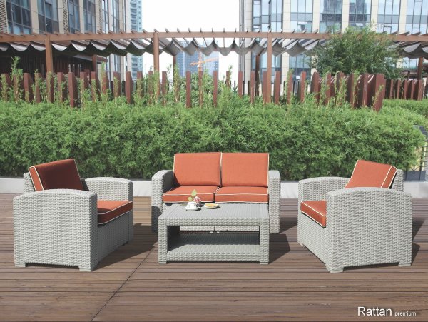 Уличные диваны и кресла коллекции Rattan Premium 4 купить в Миассе
