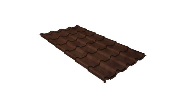 Металлочерепица камея 0,45 Safari Twincolor Brown купить в Миассе