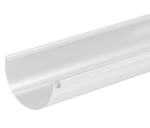 Водосток Aquasistem, система 125x90 - Водосточный желоб 3.00м RAL 9003 Белый купить в Миассе