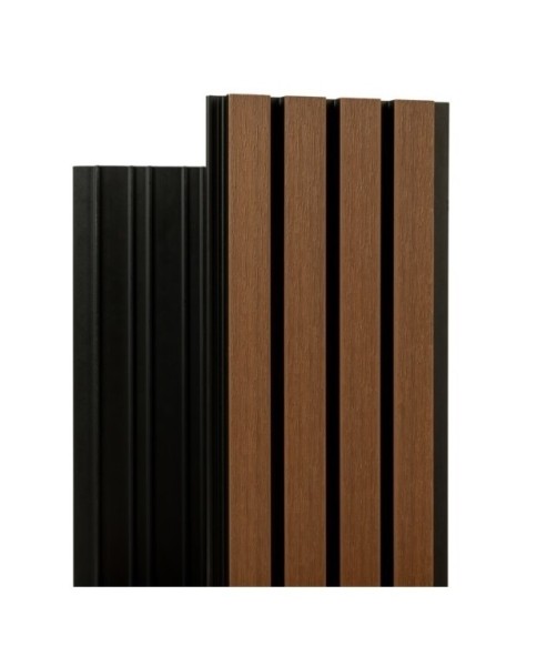 Фасадная реечная панель Ecodecking Скай коэкструзия 200х20х3000 Тик купить в Миассе