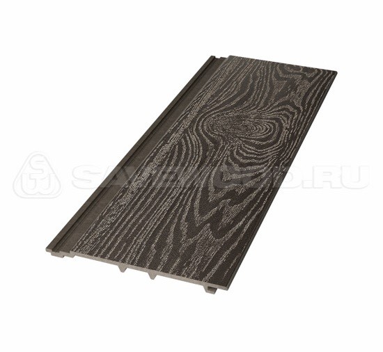 Сайдинг из дпк savewood sw-cedrus тангенциальный распил темно-коричневый купить в Миассе