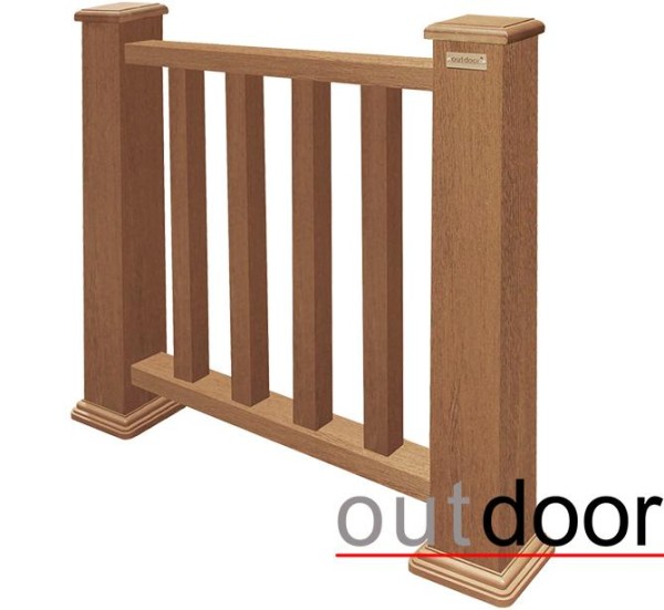 Ограждение из ДПК Outdoor Классик 3D STORM дуб купить в Миассе