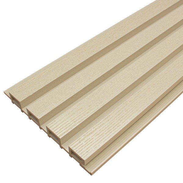Фасадная доска из ДПК Faynag Wood Рейка Слоновая кость купить в Миассе