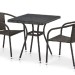 Комплект плетеной мебели AFINA из иск. ротанга T282BNT/Y137C-W53 Brown 2Pcs купить в Миассе