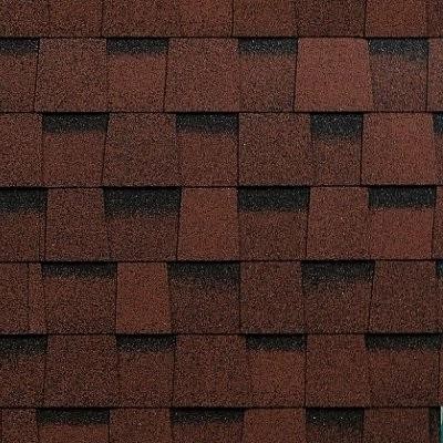 Двухслойная ламинированная черепица Shinglas, серия Фазенда – Красный купить в Миассе