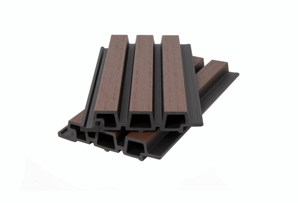 Фасадная панель брусковая двухцветная co-extrusion, chocolate mix купить в Миассе