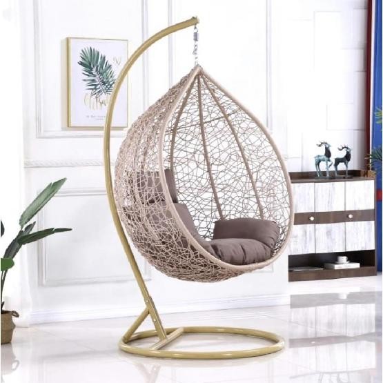 Кресло Подвесное из искусственного ротанга AFM-169A-XLB Beige купить в Миассе