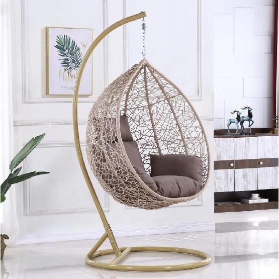 Кресло Подвесное из искусственного ротанга AFM-169A-LB Beige купить в Миассе