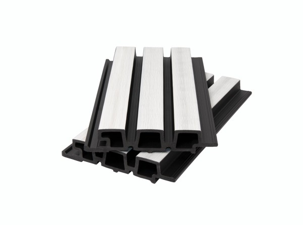 Фасадная панель брусковая двухцветная co-extrusion, white купить в Миассе