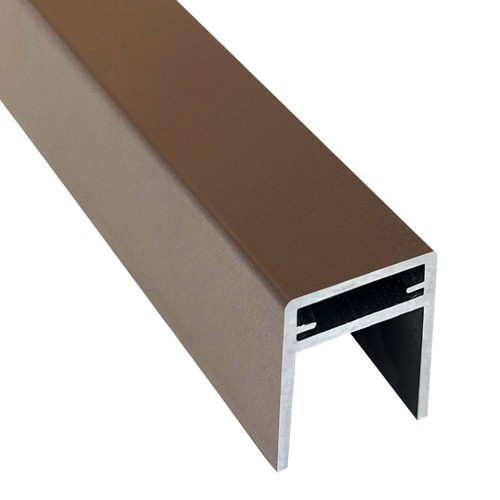 П-профиль Алюминиевый EasyDecking 35x25 Венге купить в Миассе