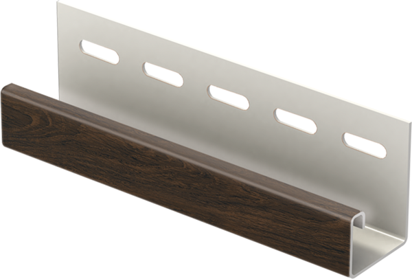 J-планка к Софиту PRO Тёмный орех купить в Миассе