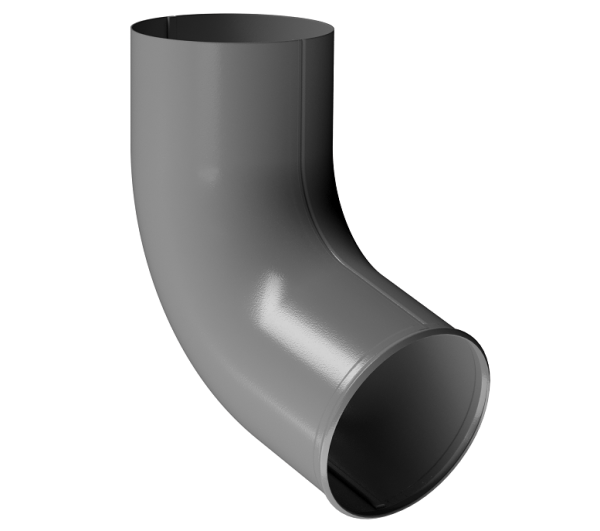 Отвод трубы D90 Döcke STAL PREMIUM Графит, (RAL 7024) купить в Миассе