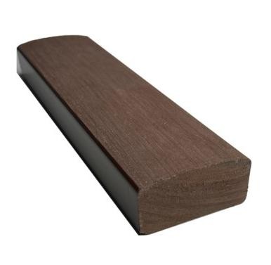Лавочный брус Ecodecking Некст полнотелый брашированный 70х35 шоколад купить в Миассе