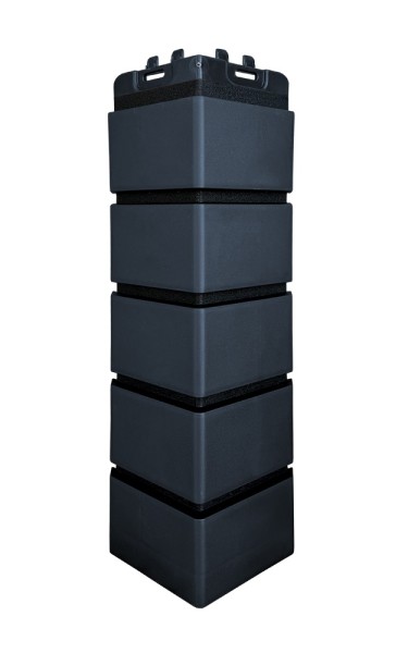 Угол Grand Line клинкерный кирпич ПРЕМИУМ Графит (шов RAL 9005) купить в Миассе