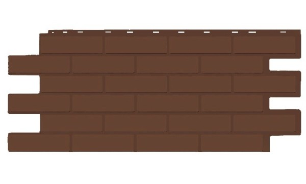 Фасадная панель T-Siding Кирпич Модерн Эко Браун купить в Миассе