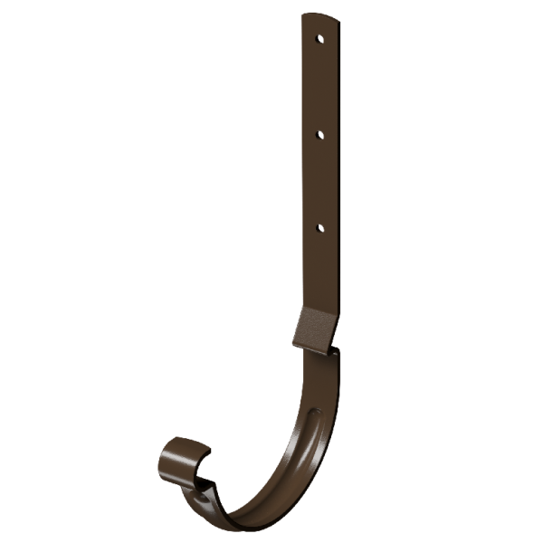 Карнизный крюк длинный D125 Döcke STAL PREMIUM Каштан, (RAL 8017) купить в Миассе