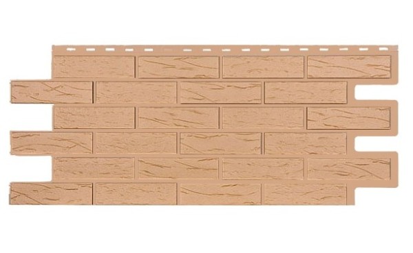 Фасадная панель T-Siding Кирпич Саман Эко Крем купить в Миассе