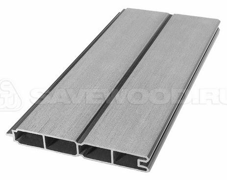 Заборный профиль из ДПК Savewood SW Agger матовый пепельный купить в Миассе